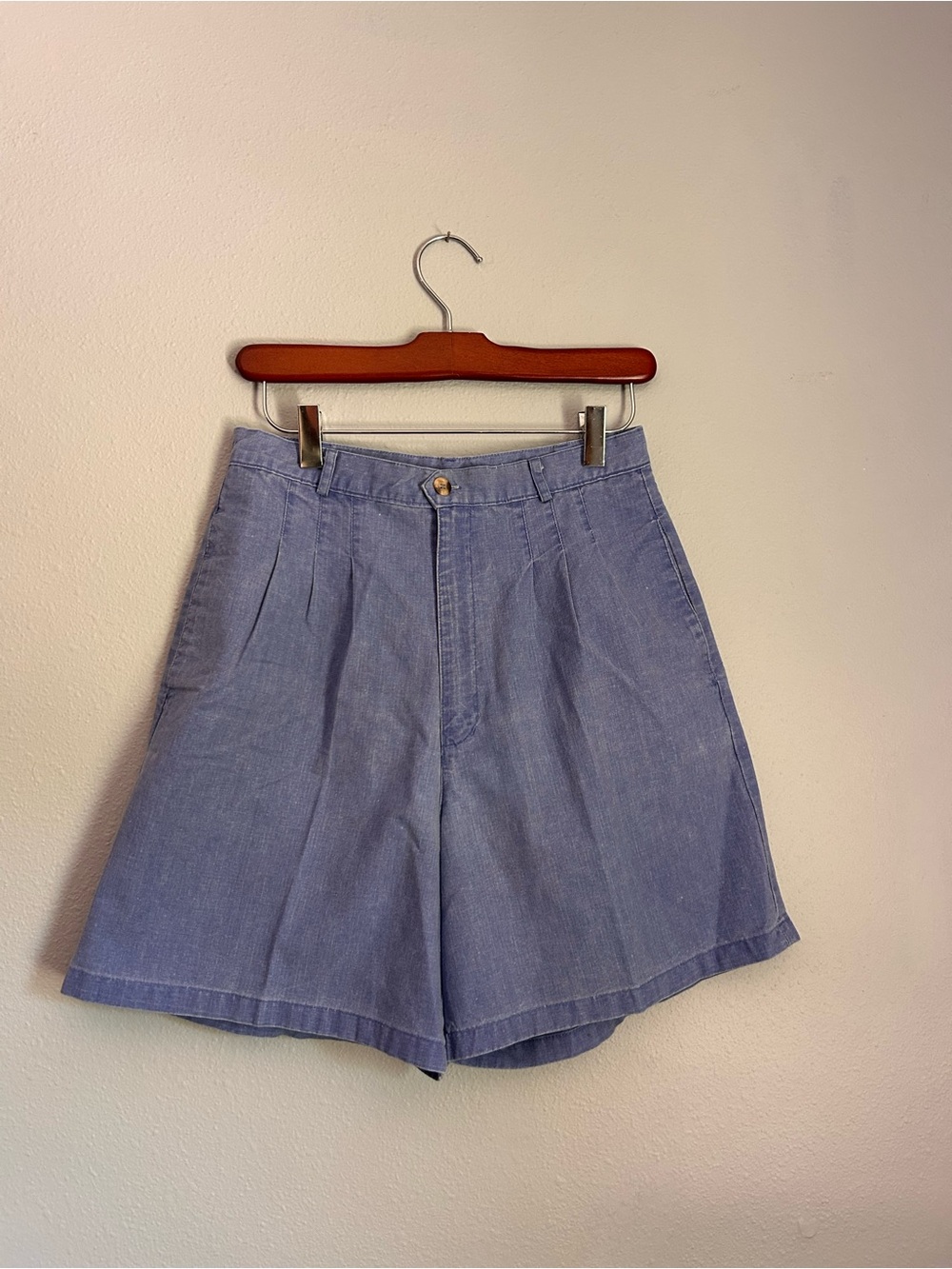 Patagonia Light Blue Vintage High-Waist Shorts